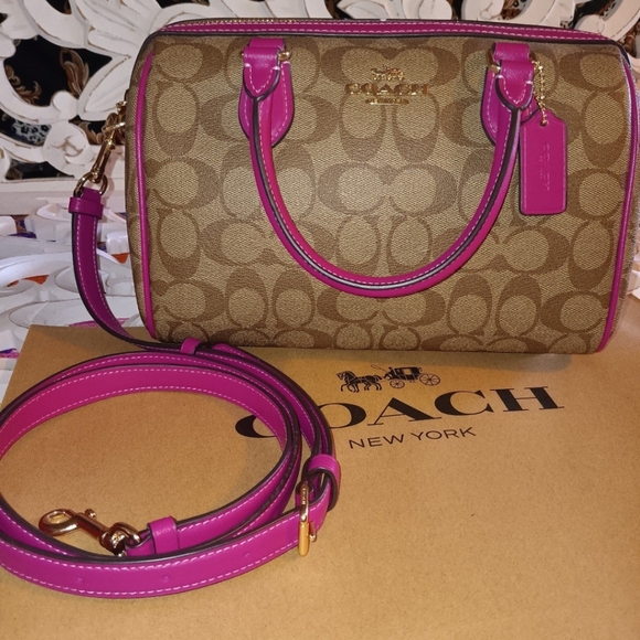 BEAUTIFUL! COACH ROWAN SATCHEL NWOT - Picture 1 of 3